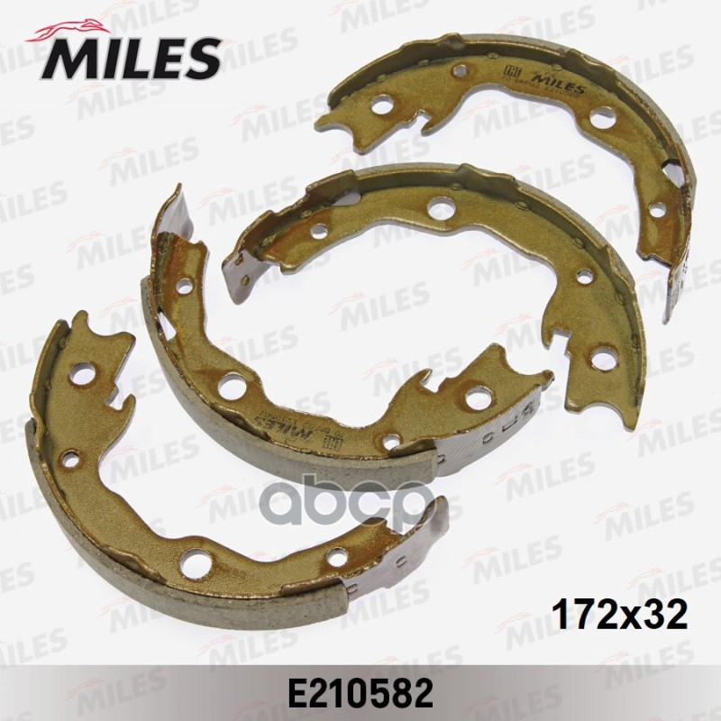 Колодки стояночного тормоза NISSAN JUKE/QASHQAI/X-TRAIL(31)/RENAULT KOLEOS/TOYOTA RAV4 III (TRW GS8752) E210582 Miles арт. E2...