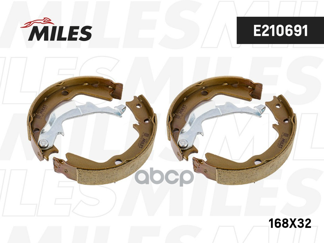 Колодки барабанные HYUNDAI i20 09- (TRW GS8790) E210691 Miles арт. E210691