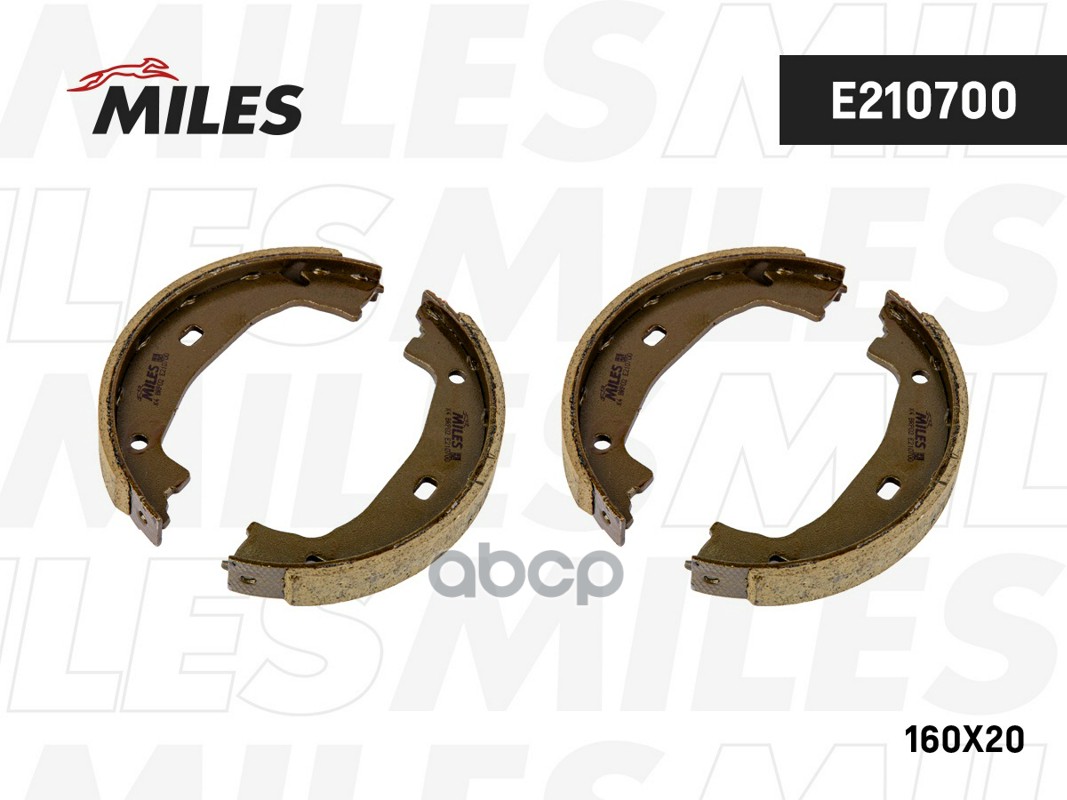 Колодки стояночного тормоза BMW E81/E87/E46/E90 00- (TRW GS8432) E210700 Miles арт. E210700