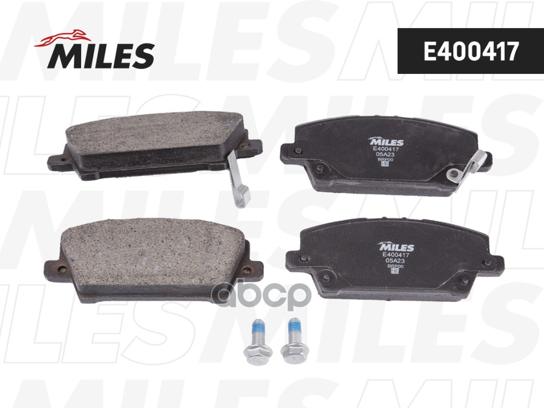 Колодки тормозные передние (Смесь Low-Metallic) HONDA CIVIC Hatchback 05- (TRW GDB3407) E400417 Miles арт. E400417