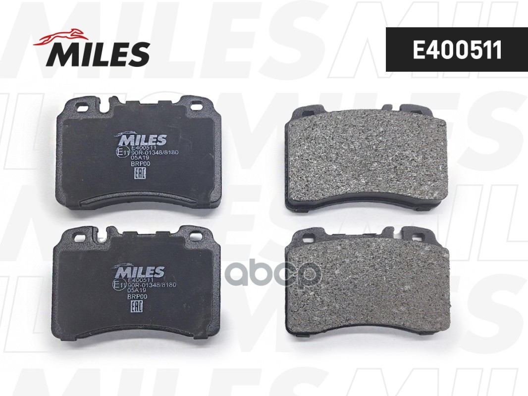 Колодки тормозные MERCEDES W124/W210/R129 87-02 передние Miles арт. e400511