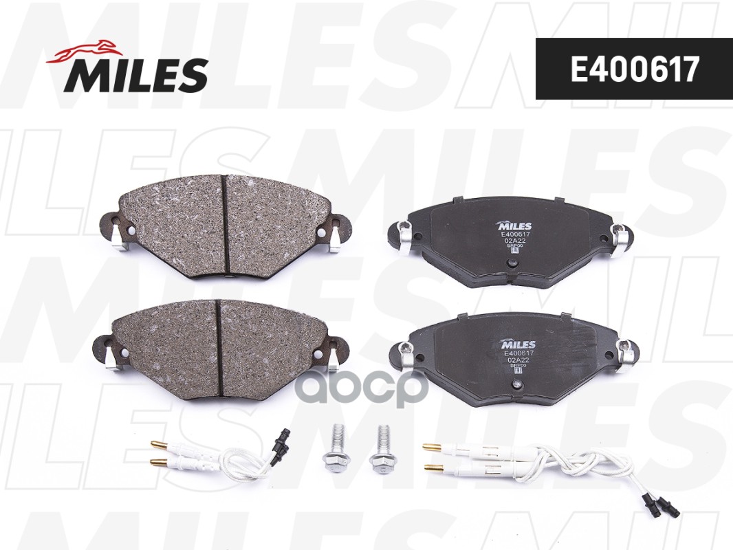 Колодки тормозные передние (Смесь Semi-Metallic) CITROEN C5 1.6D/2.0D/1.8/2.0 01- (TRW GDB1448) E400617 Miles арт. E400617