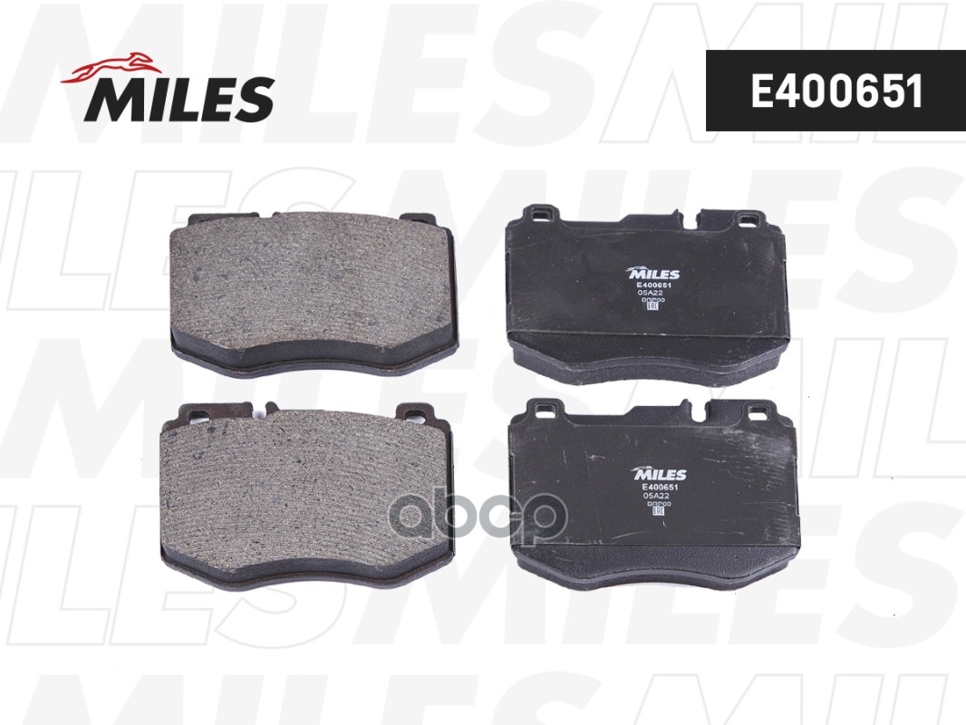 Колодки тормозные передние (Смесь Low-Metallic) MERCEDES W205 14- (TRW GDB2081) E400651 Miles арт. E400651