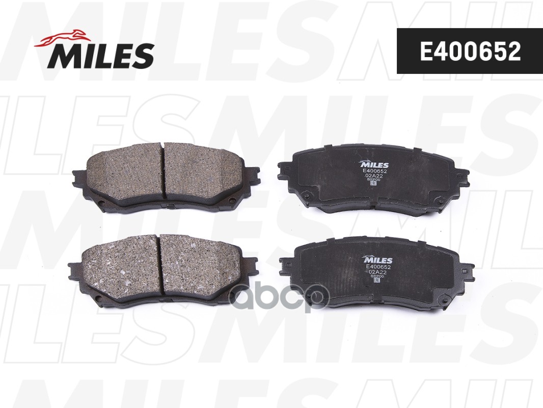 Колодки тормозные передние (Смесь Low-Metallic) MAZDA 6 12- (TRW GDB3580) E400652 Miles арт. E400652