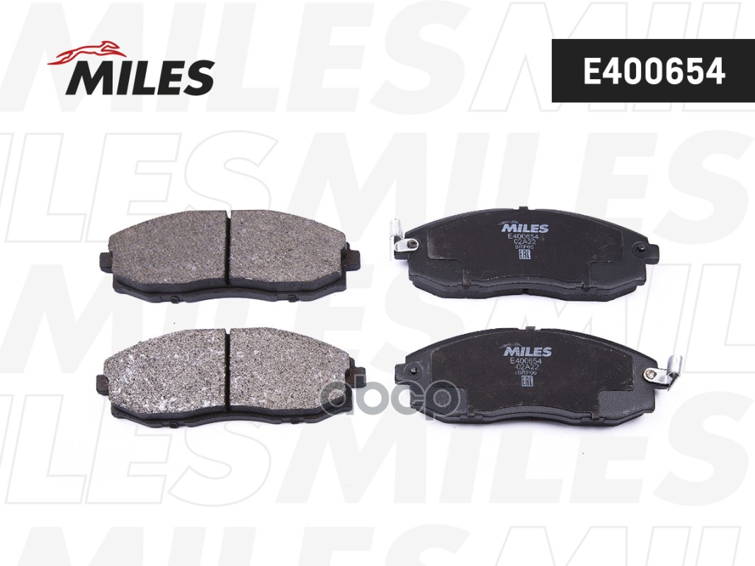 Колодки тормозные передние (Смесь Semi-Metallic) HYUNDAI H-1/STAREX 2.4-2.5D 97- (TRW GDB3201) E400654 Miles арт. E400654