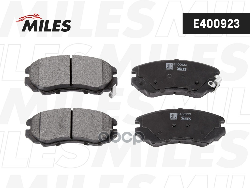Колодки тормозные дисковые передние Miles арт. E400923