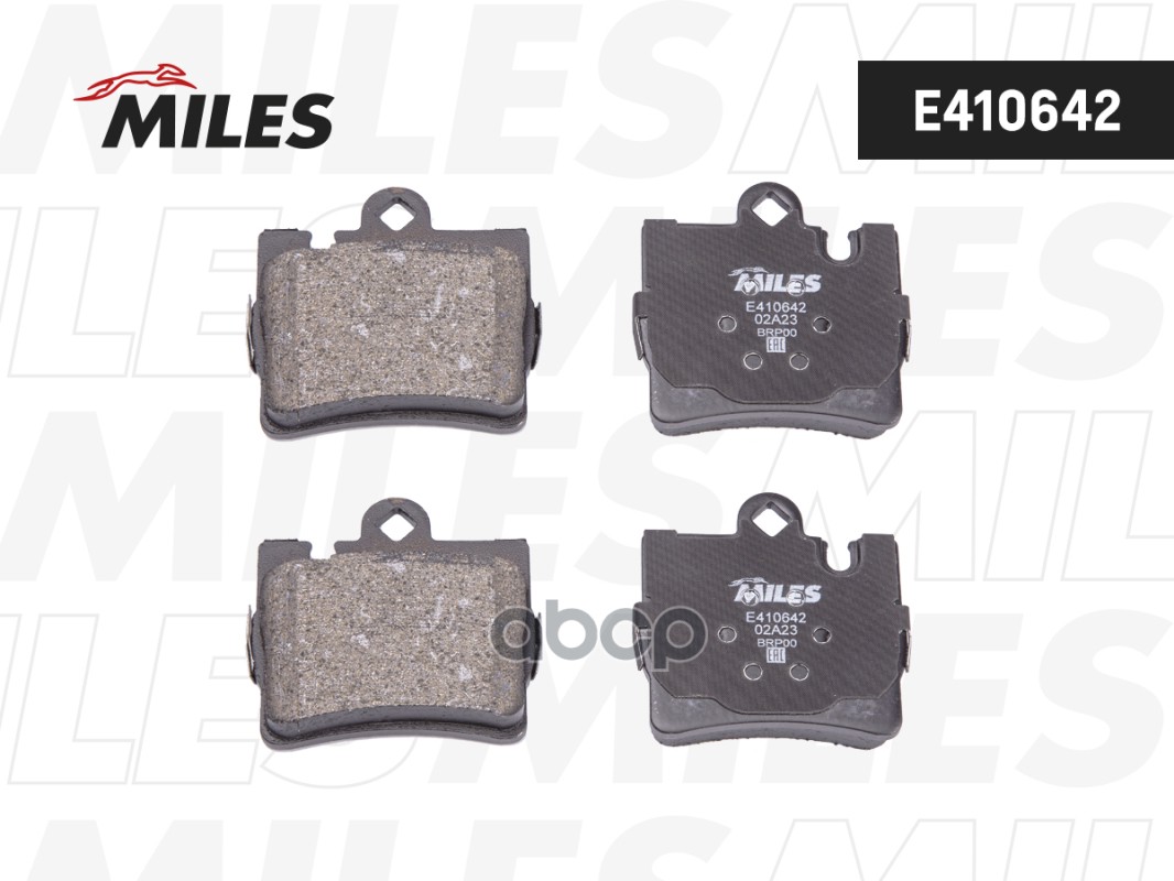 Колодки тормозные задние (Смесь Low-Metallic) MERCEDES W220 S320-S600 9805/C215 AMG (TRW GDB1455) E410642 Miles арт. E410642