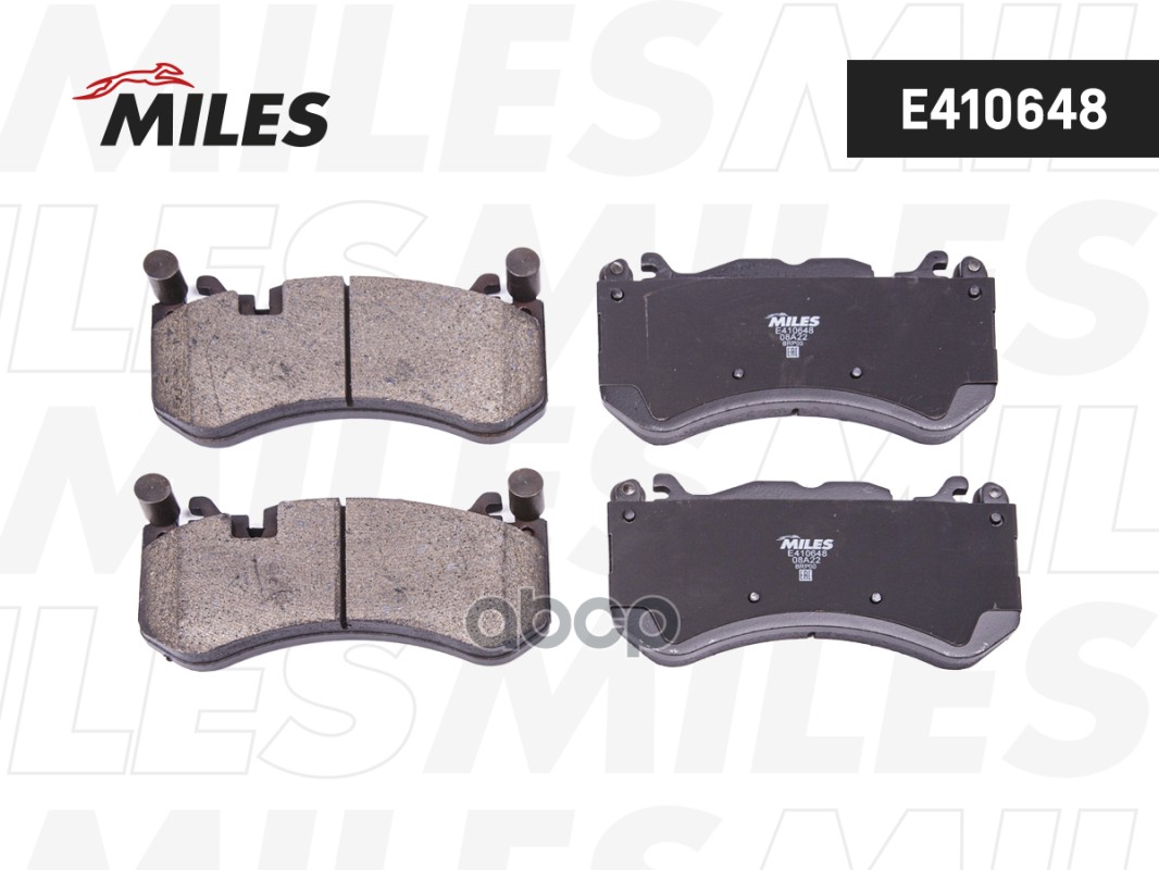 Колодки тормозные передние (Смесь Low-Metallic) W204/W211/W212/R230 63/65AMG 06- (TRW GDB1734) E410648 Miles арт. E410648
