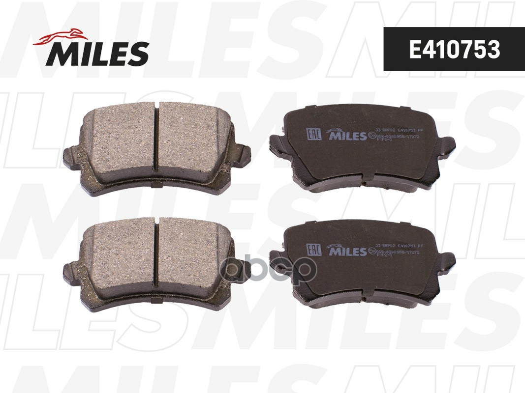 Колодки тормозные HAVAL F7 - задние Miles арт. e410753