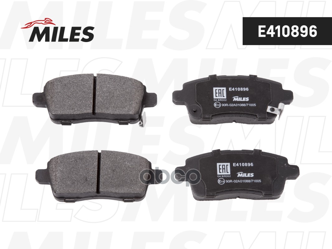 Колодки тормозные (Смесь Low-Metallic) CHERY TIGGO 7/7 PRO/EXEED LX/OMODA C5- задние E410896 Miles арт. E410896