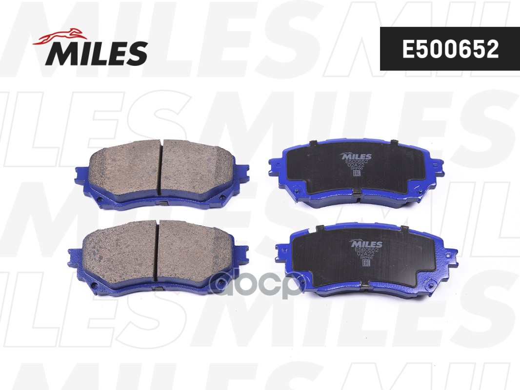 Колодки тормозные передние (Смесь CERAMIC серия PRO) MAZDA 6 12- (TRW GDB3580) E500652 Miles арт. E500652