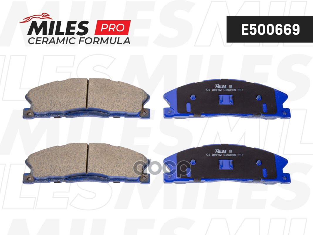 Колодки тормозные FORD EXPLORER 11- передние Ceramic Miles арт. e500669