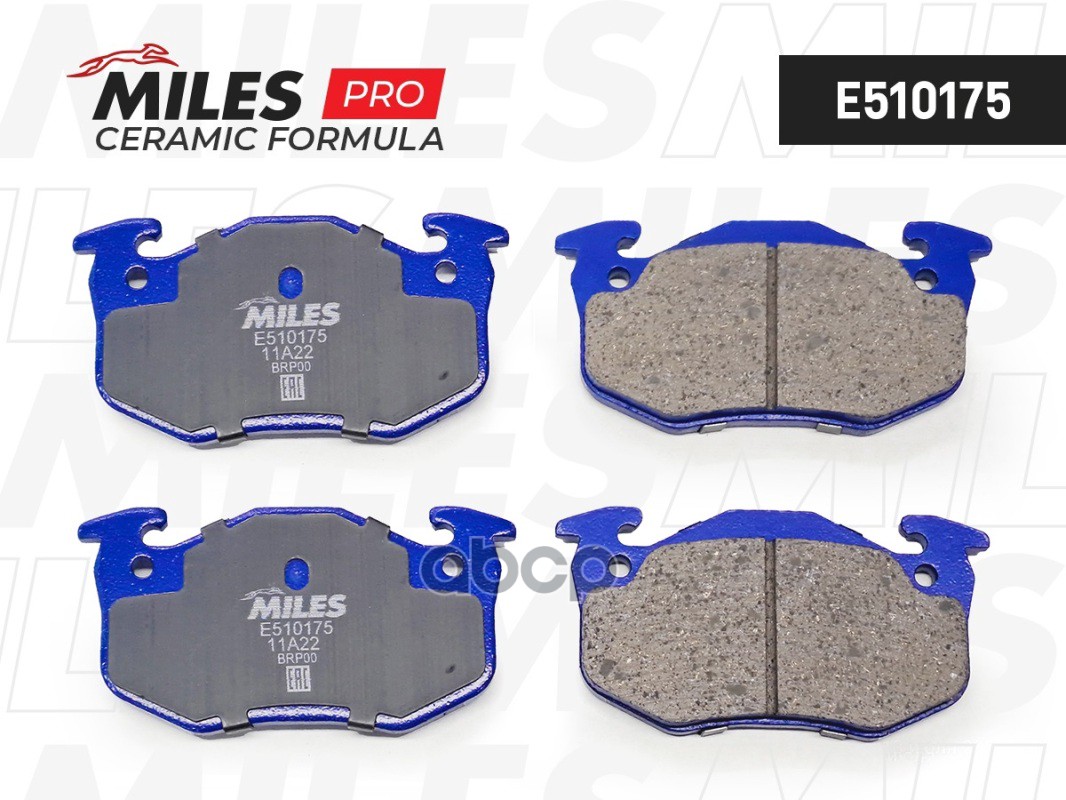 Колодки тормозные задние (Смесь CERAMIC серия PRO) CITROEN XSARA 97-05/PEUGEOT 206/RENAULT MEGANE I/CLIO I (TRW GDB1305) E510...