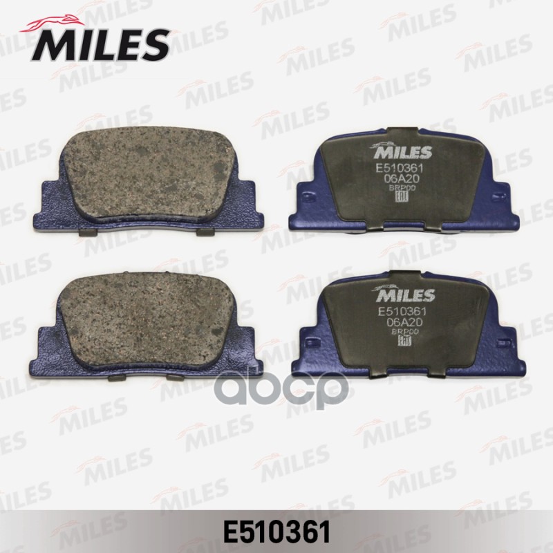 Колодки тормозные дисковые задние, Ceramic Miles арт. E510361