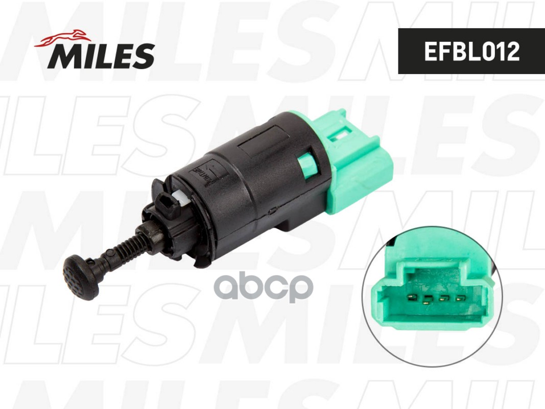 Датчик стоп-сигнала CITROEN, FIAT, PEUGEOT, LANCIA 1.1-3.0I/1.6-2.7D/HDI 00 EFBL012 Miles арт. EFBL012