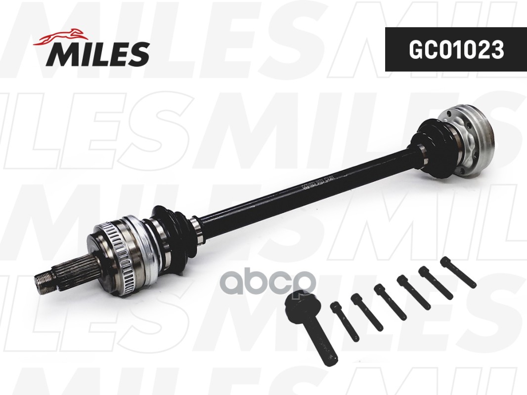 Привод в сборе левый BMW E90/E81/E87 1.8-2.0 04- (ABS) (GKN 304470) GC01023 Miles арт. GC01023