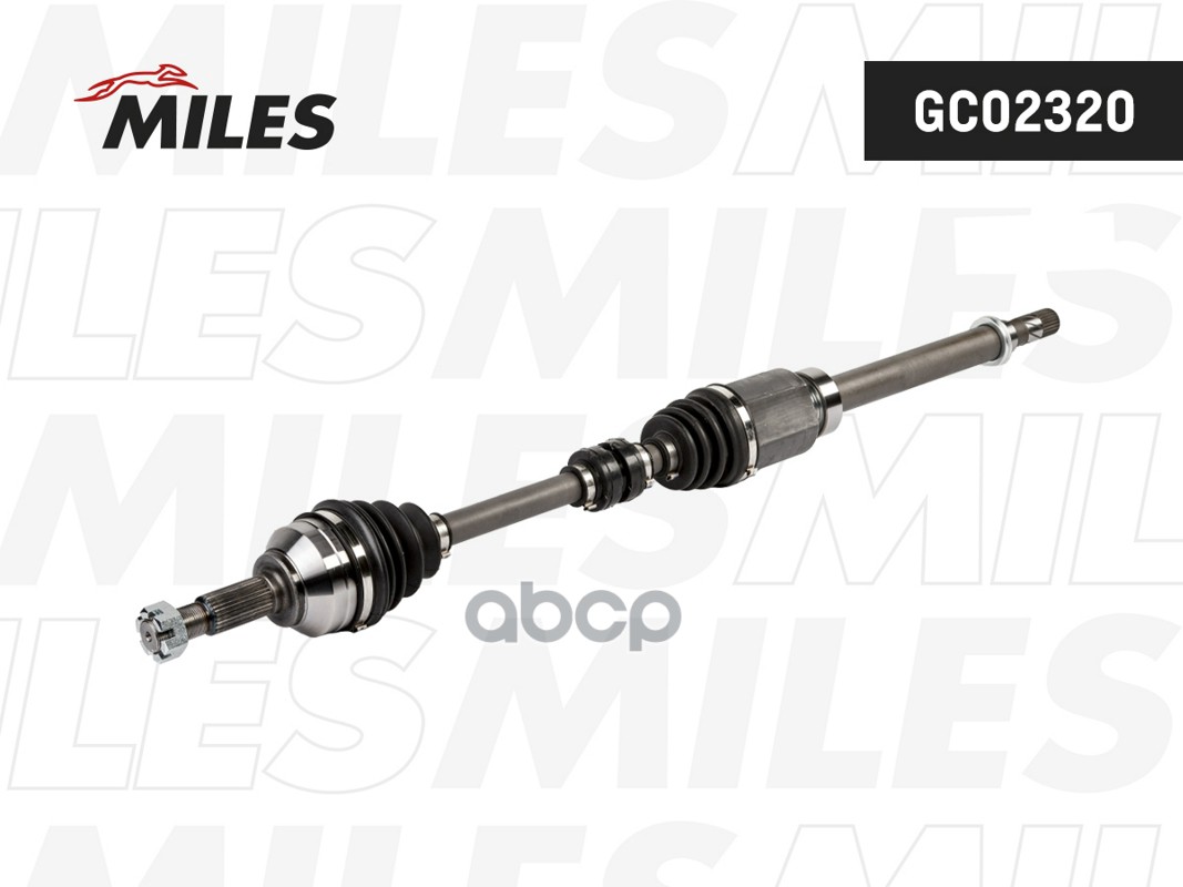 Привод в сборе NISSAN QASHQAI I (J10) 06- прав. 1.6i MT 2WD  GC02320 Miles арт. GC02320