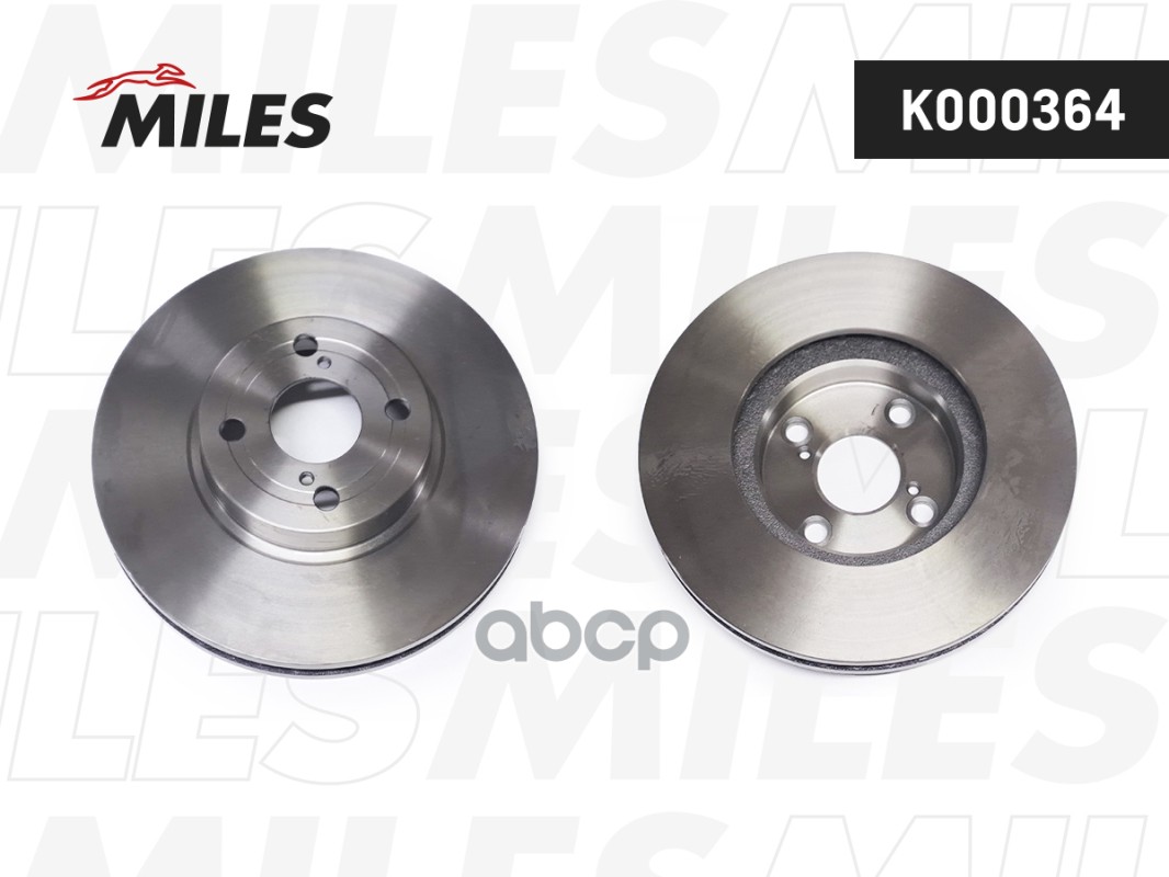 Диск тормозной TOYOTA COROLLA (E12) 1.4-2.0 02- передний Miles арт. k000364