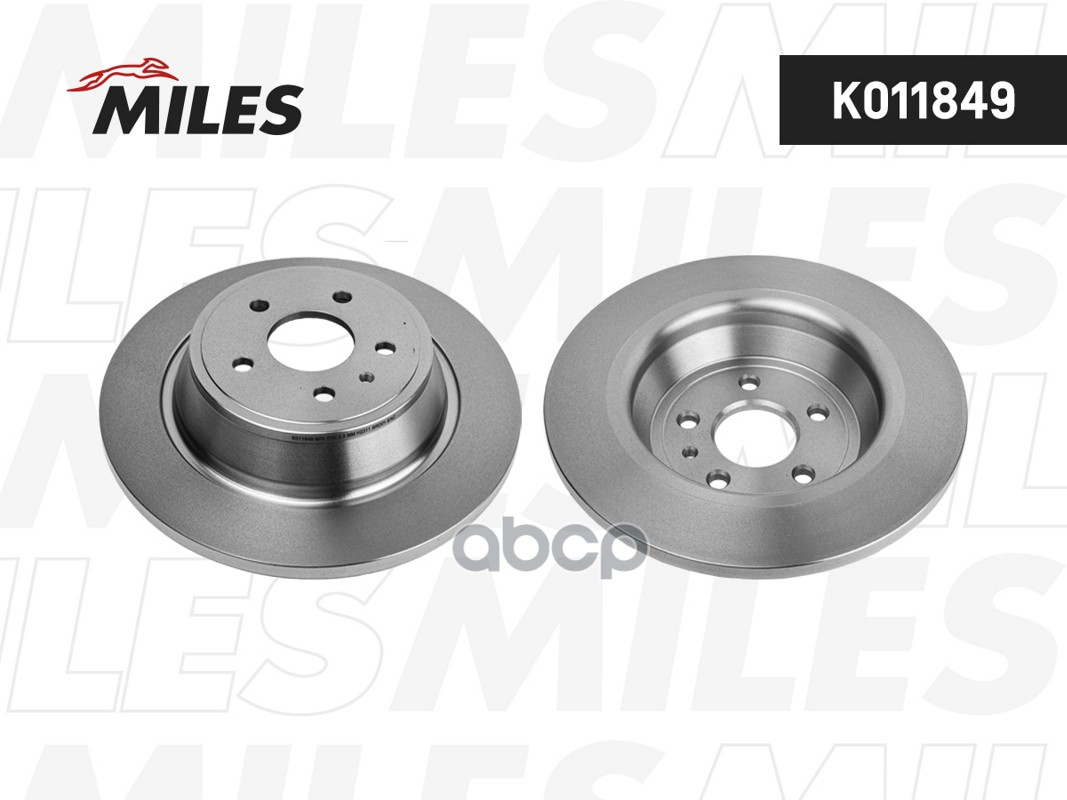 Диск тормозной FORD KUGA 13-/MONDEO 14- задний D 316мм. K011849 Miles арт. K011849