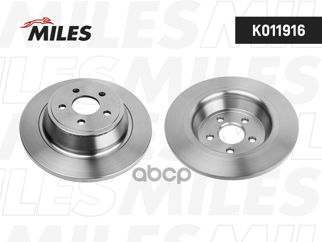 Диск тормозной FORD GALAXY/S-MAX 15- задний D 316мм. Miles арт. k011916