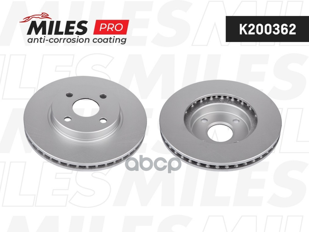 Диск тормозной TOYOTA COROLLA (E12) 01.02-05.04 (пр-во Япония) передний вент. Miles арт. k200362