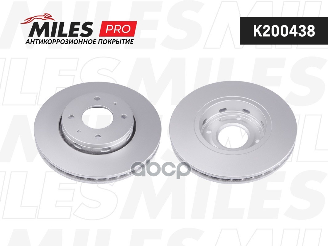 Диск тормозной MITSUBISHI CARISMA 00-06/VOLVO S40/V40 передний вент.D=281мм. Miles арт. k200438