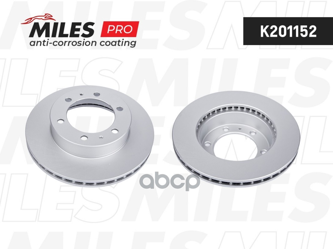 Диск тормозной TOYOTA HILUX 06- передний вент.D=297мм. Miles арт. k201152