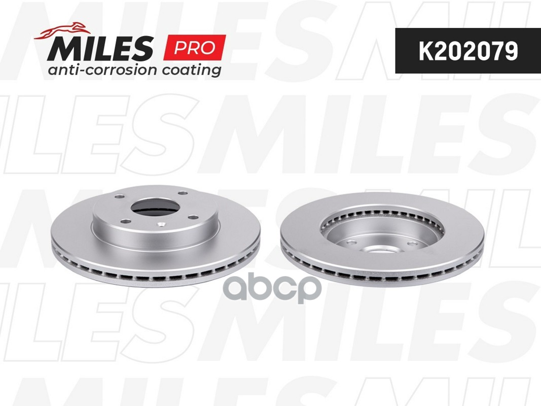 Диск тормозной (серия PRO с антикоррозионным покрытием) CHERY FORA 06-/TAGAZ VORTEX ESTINA 08- передний вент.D 258мм. K202079...