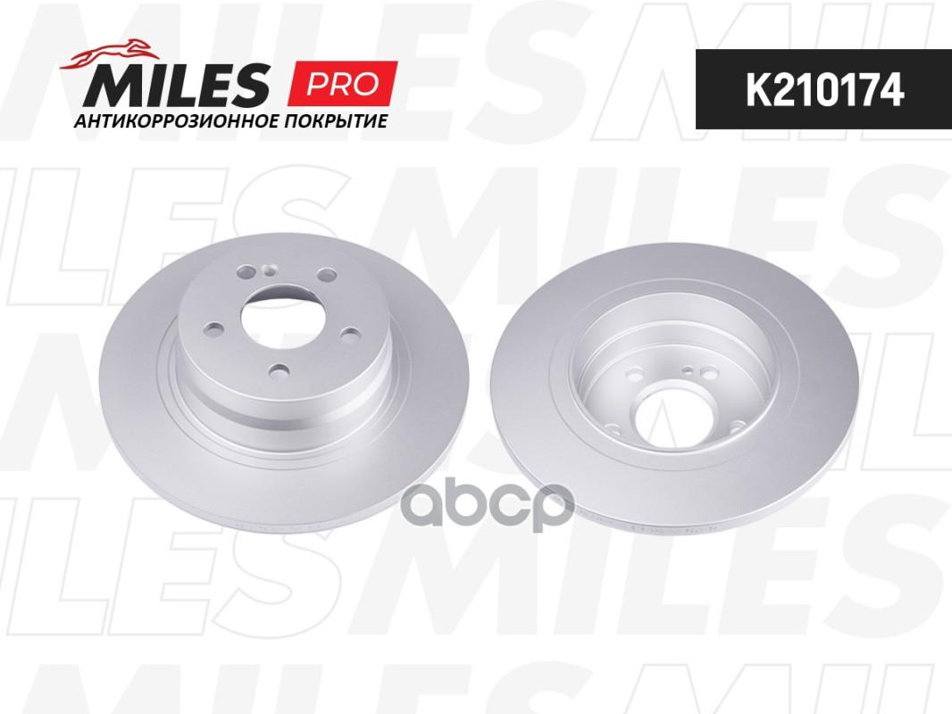 Диск тормозной MERCEDES W204 180-300 07- задний D=300мм. Miles арт. k210174