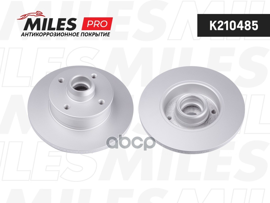 Диск тормозной (серия PRO с антикоррозионным покрытием) VOLKSWAGEN GOLF2/3/PASSAT/VENTO 8897 1.8/1.8GTi/2.0 задний  K210485 M...