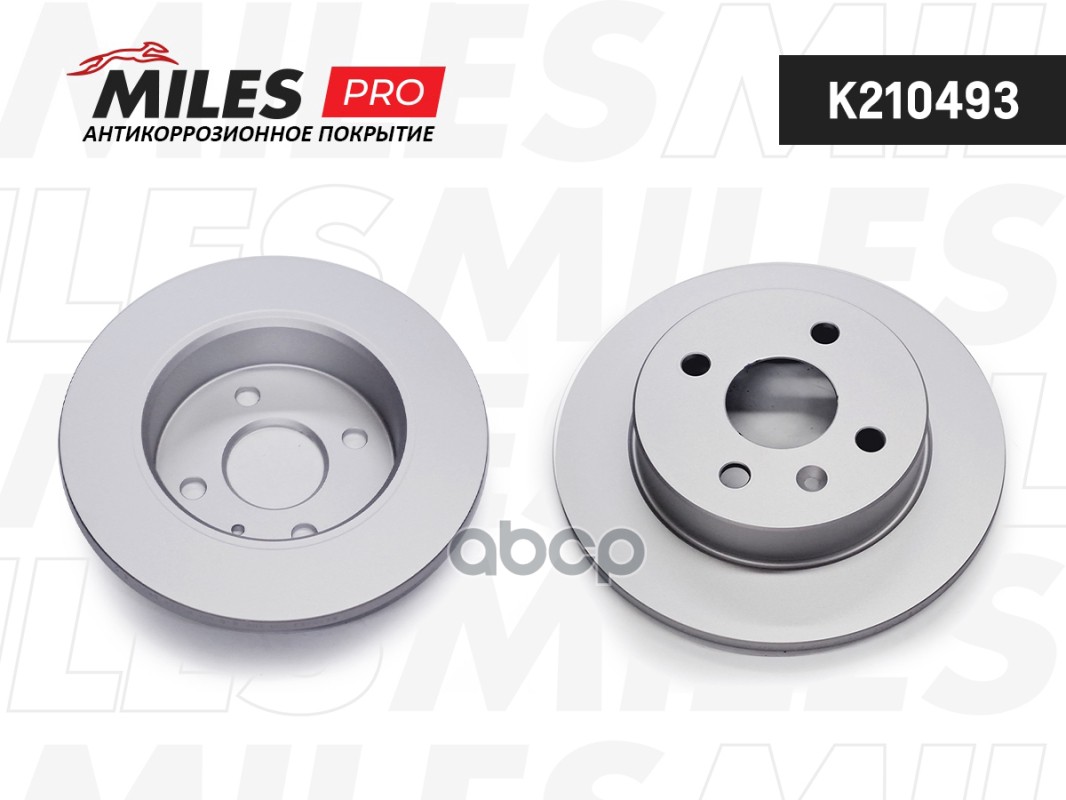 Диск тормозной OPEL ASTRA 98-/MERIVA 03-10 задний Miles арт. k210493
