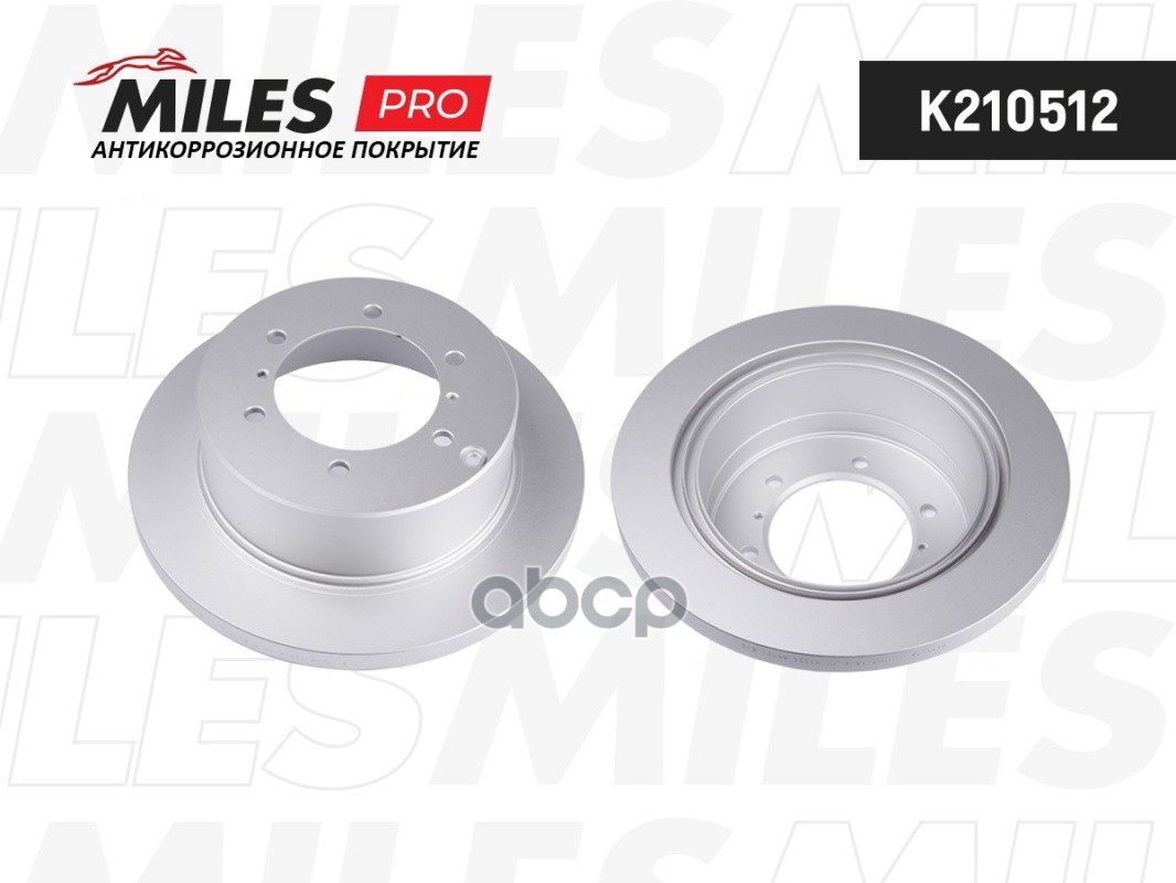 Диск тормозной (серия PRO с антикоррозионным покрытием) MITSUBISHI PAJERO 90-/SPACE GEAR 95-00 задний D315мм.  K210512 Miles ...