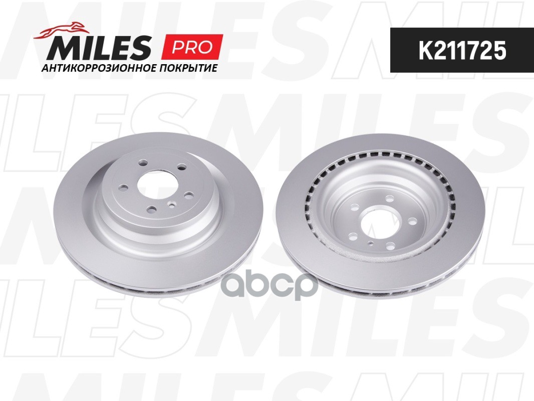 Диск тормозной (серия PRO с антикоррозионным покрытием) MERCEDES ML W166 задний D345мм (TRW DF6365S) K211725 Miles арт. K211725