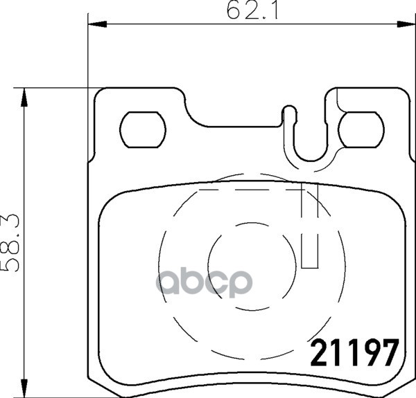 Колодки тормозные дисковые задн. 190 (W201) 190 Saloon (W201) 190 Stufenheck (W201) KOMBI Estate (S1 Mintex арт. mdb1565