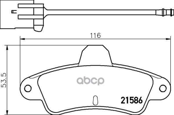 Колодки Торм.зад. Ford Mondeo I, Ii Mintex арт. MDB1588