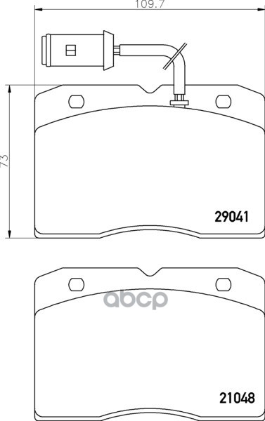 Колодки Тормозные Дисковые Передн. Ar 8 Kasten (280) Ar 8 Box (280) Ar 8 Pritsche/Fahrgestell (280) Mintex арт. mdb1644