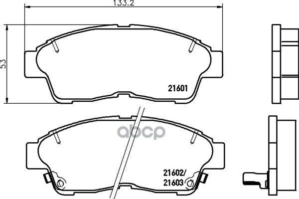 Колодки Тормозные Дисковые Передн. Apollo Estate (Jm) Apollo Kombi (Jm) Apollo Saloon (Jm) Apollo St Mintex арт. mdb1658