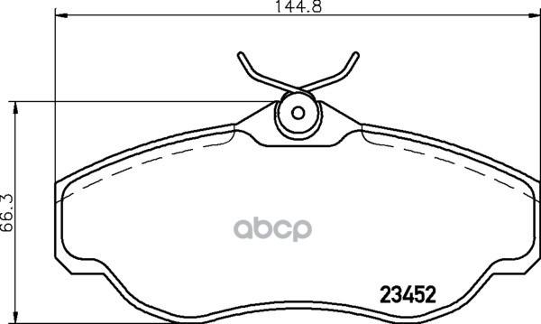 Колодки Тормозные Дисковые Передн. Discovery Ii (Lj  Lt) Discovery Mk Ii (Lj  Lt) Discovery Iii (Taa Mintex арт. mdb1701