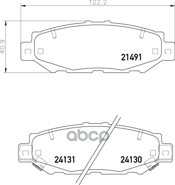 Колодки Тормозные Дисковые Задн. Gs (Jzs147) Gs Stufenheck (Jzs147) Gs Saloon (Jzs147) Sc Coupe (Uzz Mintex арт. mdb1710
