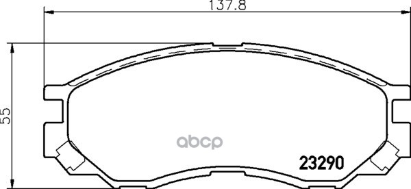 Колодки Тормозные Дисковые Передн. Liebao Gel?Ndewagen Geschlossen Liebao Closed Off-Road Vehicle Li Mintex арт. mdb1823