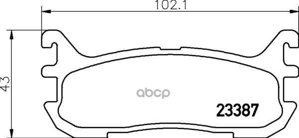 Снят С Производства. Колодки Тормозные Дисковые Задн. 323 Astina V (Ba) 323 F Mk V (Ba) 323 F V (Ba) Mintex арт. mdb1893