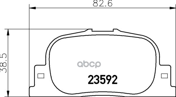 Колодки торм.зад. Toyota Camry MDB2084 Mintex арт. MDB2084