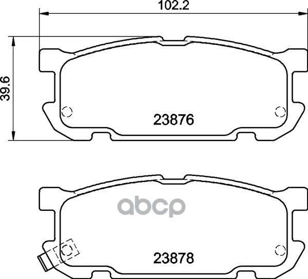 Колодки Тормозные Дисковые Задн. Mx-5 Mk Ii (Nb) Mx-5 Ii (Nb) Mintex арт. mdb2249