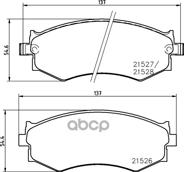 Колодки Тормозные Дисковые Передн. Corsair Hatchback (Ua) Corsair Schr?Gheck (Ua) Corsair Saloon (Ua Mintex арт. mdb2351
