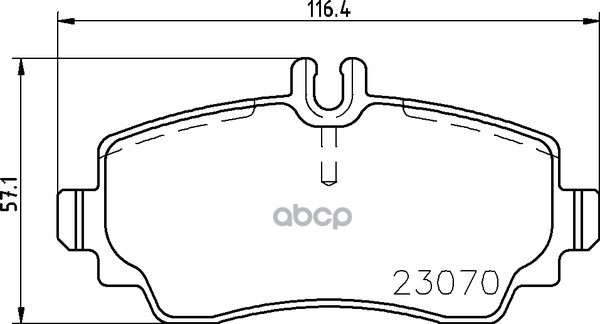 Колодки Тормозные Дисковые Передн. Vaneo (414) Mintex арт. mdb2643