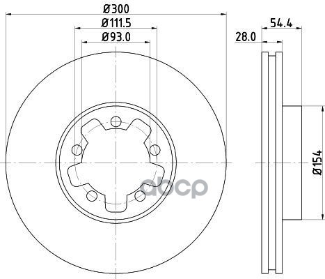 Диск Тормозной Transit Box  Transit Box (Fa_ _)  Transit Box (Vm)  Transit Bus  Transit Bus (Fd_ _ Mintex арт. mdc1760c