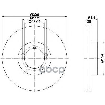 Заменено На Xmi-Mdc1760c Диск Тормозной Передн. Transit Tourneo Transit Bus Transit Kasten Transit B Mintex арт. mdc1760