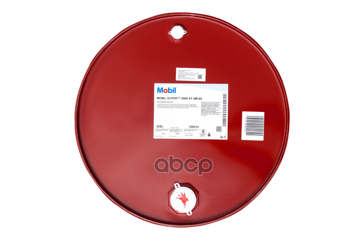 Mobil Масло моторное MOBIL Super 3000 X1 5W-40 синтетическое 208 л 150010