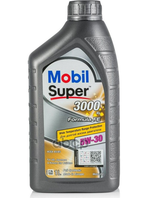 Mobil Масло моторное Mobil Super 3000 X1 Formula FE 5W-30 1л (152565) 151522