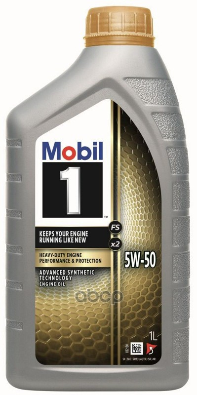Mobil Масло моторное MOBIL 1 FS X2 5W-50 синтетическое 1 л 157766